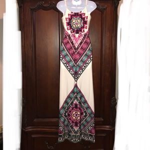 Bailey Blue Ivory Maxi Dress